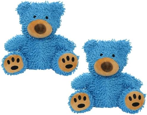 MIGHTY® 2 Pack Microfiber Medium Bear Dog Toys