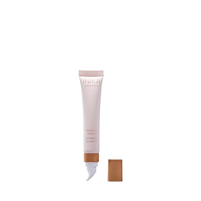 INIKA Organic Phytofuse Renew™ Eye Cream | The Ultimate Anti-aging Eye Cream. Clinically Proven to Reduces Dark Circles, Fine Lines and Hydrates and Plumps Skin. All Natural, Vegan Ingredients.