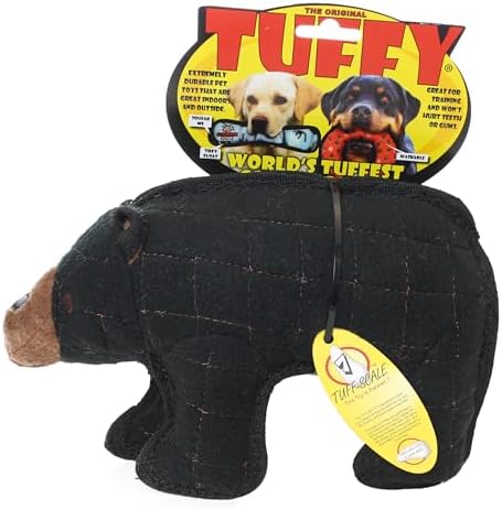 TUFFY® - 2 Pack Original : Bear Dog Toy : : Ultra Durable Plush Toy with Multiple Layers & Reinforced Seams, Washable and Floats, Original Construction