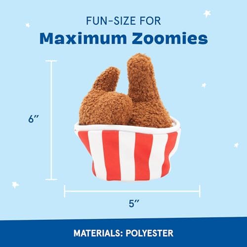BarkBox Bucket O' Fried Licken 2-in-1 Interactive Plush Dog Toy