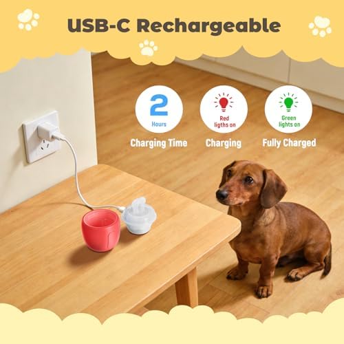Interactive Dog Toys, Automatic Moving and Rolling Dogs Toy with Rope for Medium Large Dogs, Motion-Activated Dog Ball to Keep Them Busy(Red)