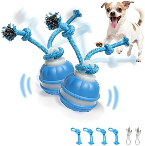 Interactive Dog Toys Dog Ball,Automatic Rolling and Bouncing Moving Dog Toy
