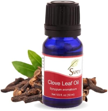 Clove Leaf Essential Oil Therapeutic Grade Aromatherapy Oils Fragrance Oil for Diffuser Yoga Massage & DIY Personal Care 10 ml