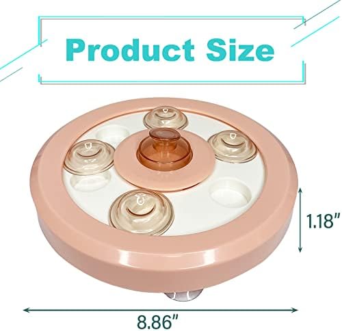 kathson Bunny Enrichment Toys Treat Dispenser Rats Foraging Toy Small Animal Interactive Puzzle ToysBoredom Breaker for Hamster Mouse Ferret Cat Dog