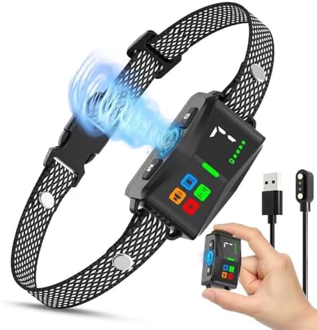 Bark Collar, Beep, Vibration, Static Modes