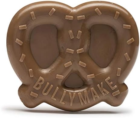 BULLYMAKE Tough Chew Pretzel Dog Toy, Durable Nylon, Aggressive Chewers