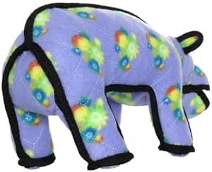 TUFFY - World's Tuffest Soft Dog Toy - Zoo Hippo - Squeakers - Multiple Layers. Made Durable, Strong & Tough. Interactive Play (Tug, Toss & Fetch). Machine Washable & Floats. (Regular)