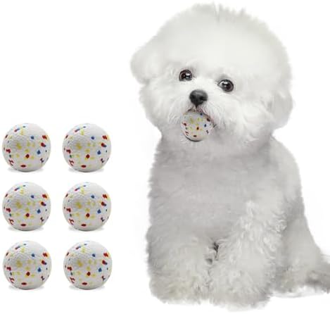 6 Pack ETPU Dog Balls, 2.2 Inch Chew-Resistant Refills for Automatic Ball Launchers, Stain-Proof Durable Fetch Balls, Perfect Replacement Balls for 2.2in Dog Launcher Toys