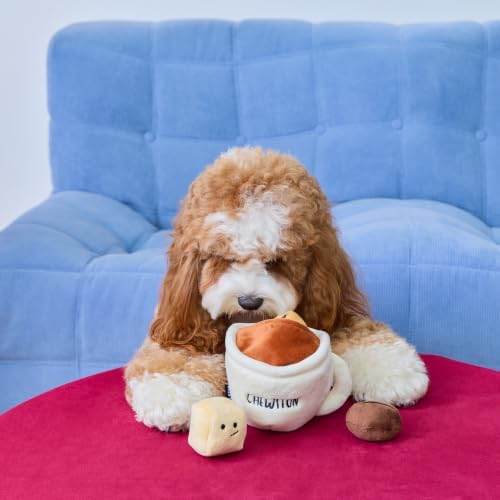 CHEWFFON Burrow Puzzle Dog Toy, Interactive Hide and Seek for Fun