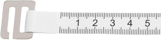 150cm Retractable BMI Tape Measure Body Mass Index Calculator for Diet Fitness Tracking White Plastic Ruler with Push-Button Lock for Waist Hip Chest Thigh Calf Measurement Easy Self-Use Tool
