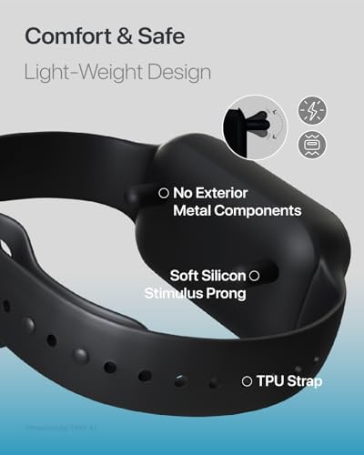 Dog Bark Collar Shock Vibration Beep: High Sensitive Barking Control Collar with Replaceable Battery for Small Medium Large Dogs (Small)