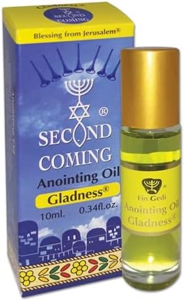 Ein Gedi - Israel Original Second Coming Anointing Oil - 0.34 Fl.Oz (10ml) (Gladness)