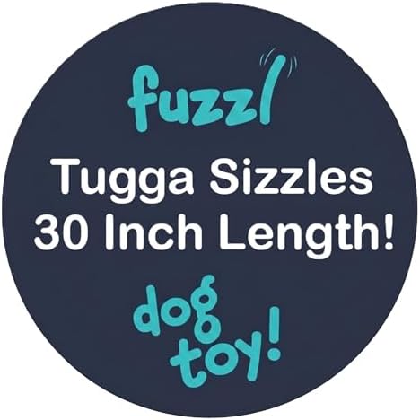 Fuzzl Sizzles Tugga Dachshund Rope Toy for Puppies and Small Medium Dogs