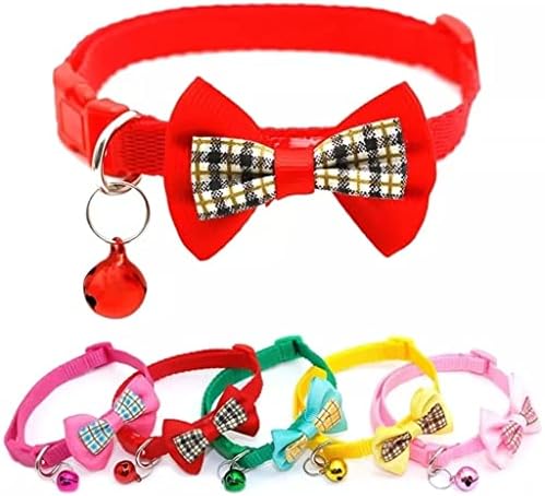 Adjustable Bow Tie Bell Bowknot Sale Collar Necktie Puppy Kitten Dog Pet Accessories