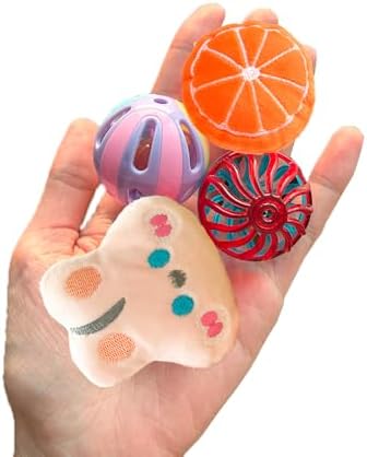 10 pcs Cute Hedgehog Enrichment Toys Hedgehog Supplies Cage Accessories Small Animal Ball Bell Pet Interactive Exercise Ball Entertainment