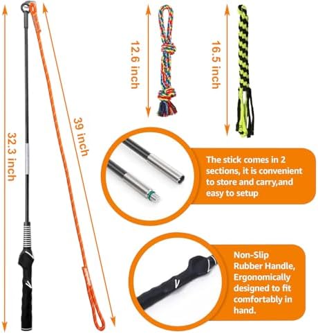 Flirt Pole for Dogs