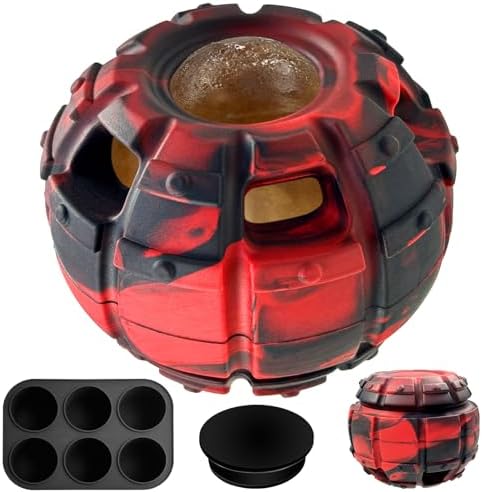 Yipetor Interactive Dog Chew Toy, Large Enrichment Frozen Treat Lick Ball