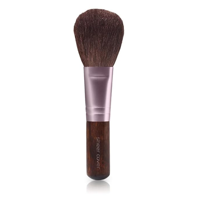 Sheer Cover – Flawless Face Kit – Perfect Shade Mineral Foundation – Conceal & Brighten Highlight Trio – with FREE Foundation Brush and Concealer Brush – Tan Shade – 4 Pieces