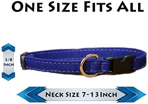 Hemp Cat Collars (Blue)