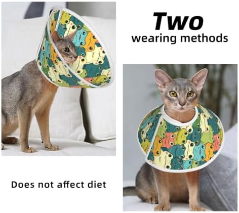 Cartoon Smart Frogs for Adjustable Cat Cone Collar