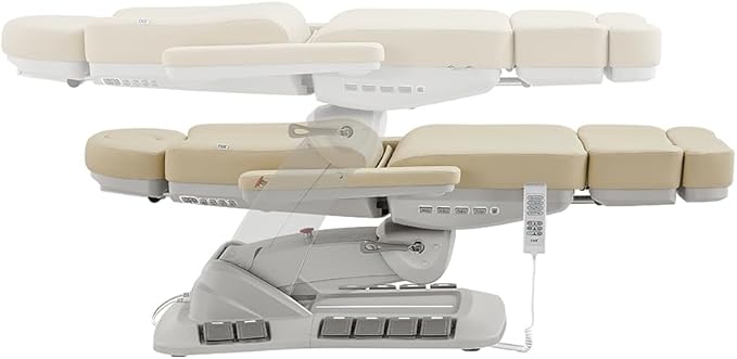 Beauty Spa Medical Treatment Bed 4 Motor Electrical Facial Medical Spa Tables with Rotating Seat AURORA
