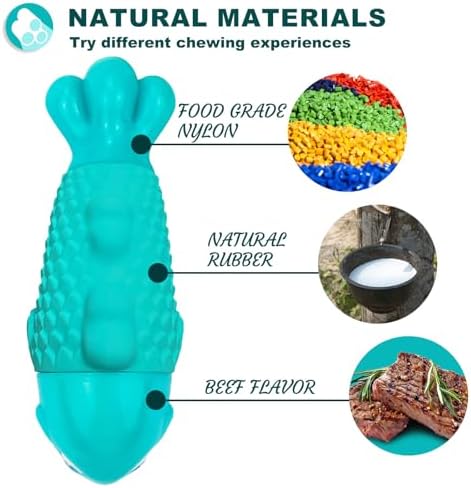 BoYoYo Dog Products Chew Toys, Squeaky Indestructible Dog Toys for Aggressive Chewers, Pet Supplies, Super Chewer, Heavy Duty