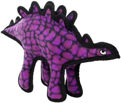 TUFFY® 5 Pack Jr Bear, Hippo, Bone, Stego & GearRing Durable Plush Dog Toys