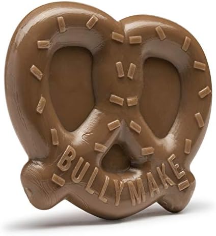 BULLYMAKE Tough Chew Pretzel Dog Toy, Durable Nylon, Aggressive Chewers