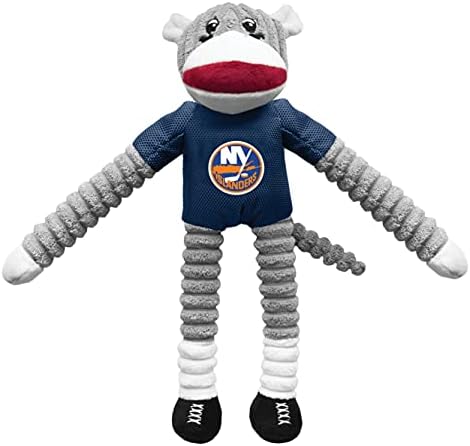 Littlearth NHL Team Sock Monkey Pet Toy - Officially Licensed Teams