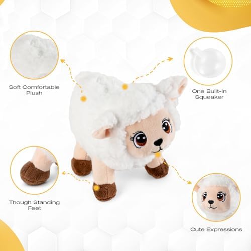 Sedioso Large Dog Squeaky Toys, Stuffed Animal Dog Chew Toy, Durable Plush Toy for Puppy, Small, Middle, Large Dogs