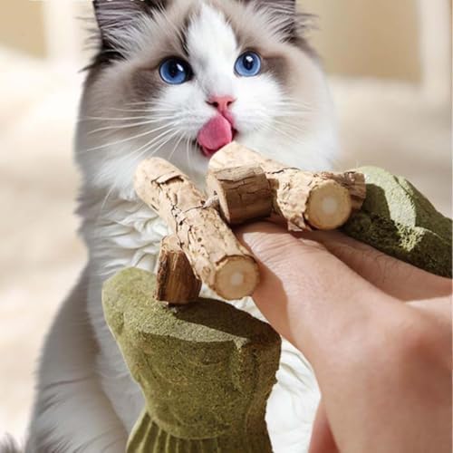 2026 New Creative Fish Bone Cat Dental Chew Toy, Natural Fishbone Catnip & Silvervine Chew Toy, Interactive Kitten Chew Playthings for Cats Teeth Cleaning (Mixed Flavors, 3Pcs)