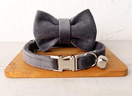 Cat Collar Personalized with Name Phone Number Engraved,Customized with Bell for Small Dogs Puppy Kitten