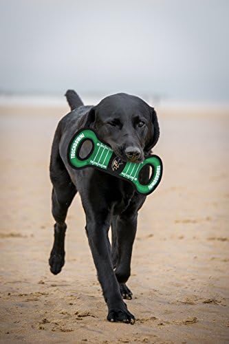 Pets First NFL Football Field Dog Toy with Squeaker. - Baltimore Ravens - for Tug, Toss, & Fetch. - Tough & Durable Pet Toy (Pack of 2)