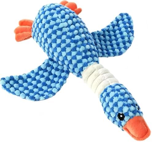 Plush Goose Dog Toy, Chew Toy for Teeth Cleaning & Stress Relief, Large Size Suitable for Dogs, Ideal for Easter, Spring Walks, Design & Materials,