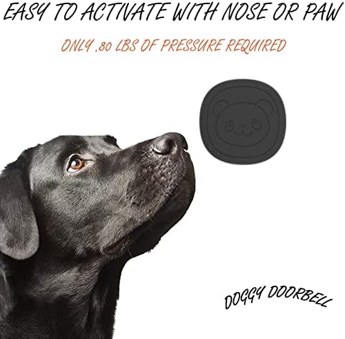 GOWENIC Home Wireless Ding Dong Doorbell, Smart Sensor Pet Door Bell, 110-260V Portable Wireless Doorbell for Office (ABS)