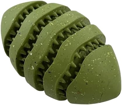 Max Fusion Spiro Football Dog Toy, Medium, Green, Made with Nike Grind
