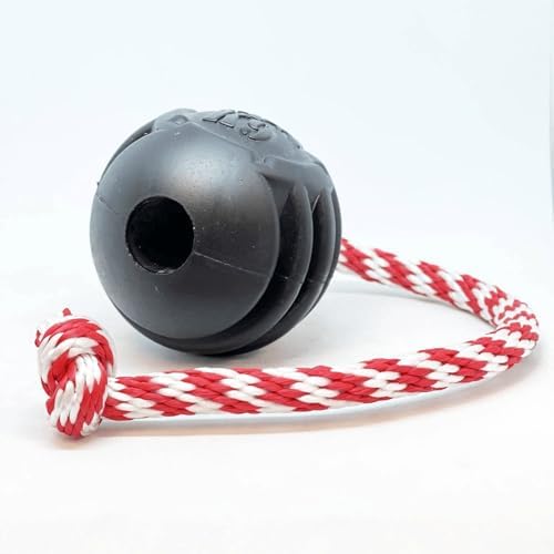SodaPup USA-K9 Magnum Stars & Stripes – Dog Tug Toy, Chew Toy, & Treat Dispenser Made in USA from Our Most Durable Non-Toxic, Pet-Safe, Food Safe, Natural Rubber Material for Bonding, Exercise, & More