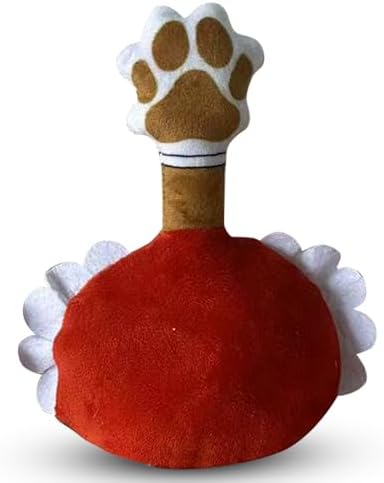 Chewy XIII – Luxurious Parody Plush Dog Toy with Squeaker, Premium Fabric, Embroidered Details, Designer-Inspired Chew Toy, Fun Gift for Medium Dogs & Dog Lovers