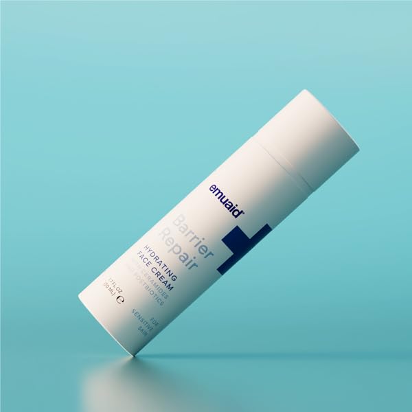 EMUAID emuaid® Barrier Repair Hydrating Face Cream, Deeply Hydrating Moisturizer for Sensitive Skin, Facial Moisturizer, Face Cream with Ceramides, Postbiotics & Antioxidants, 1.7 oz
