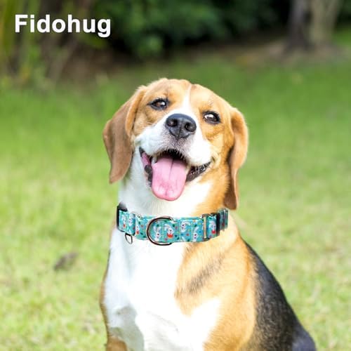 Easter Martingale Collar for Dogs with Buckle Bunny Dog Collar Adjustable Soft Nylon Girl Dog Collars for Small Dogs, Green Rabbit
