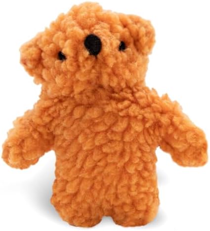 Jeffers Pet Animal Themed Plush Squeaker Dog Toy, 12" - Fuzzy Blue Bear