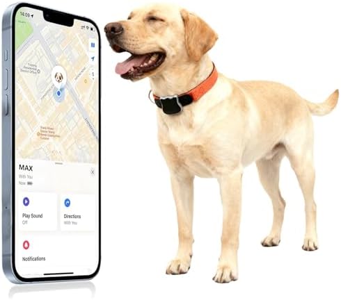 Smart Dog GPS Tracker, Relihom Live Pet Tracker with Virtual Fence, Real-Time Tracking,Activity Monitoring, Location History, Dog Collar Attachment, IP65 Waterproof
