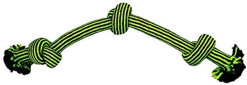 Jolly Pets Knot-N-Chew Rope Dog Toy, 3 Knot, Large/X-Large