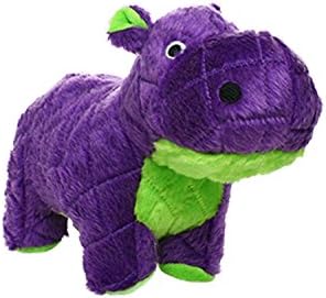 MIGHTY- Safari Hippo - Squeaker-Multiple Layers. Made Durable, Strong & Tough. Interactive Play Dog Toy (Tug, Toss & Fetch). Machine Washable & Floats