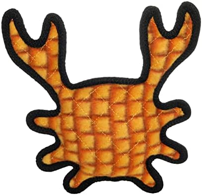 TUFFY® - 2 Pack Original : Crab Dog Toy : : Ultra Durable Plush Toy with Multiple Layers & Reinforced Seams, Washable and Floats, Original Construction