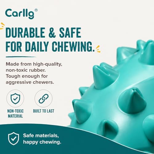 Carllg Puppy Teething Chew Toys, Dog Toys for Aggressive Chewers