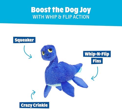 BarkBox Luke Ness Monster Dog Toy - Toy for Small Dogs