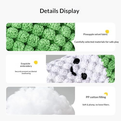 Squeaky Veggies Stuffed Dog Toy Crinkle Plush Interactive Chew Toy for Small Medium Dogs Soft Teething Puppy Toy with Sound Mental Stimulation Birthday Pet Gift (Welsh Onion)