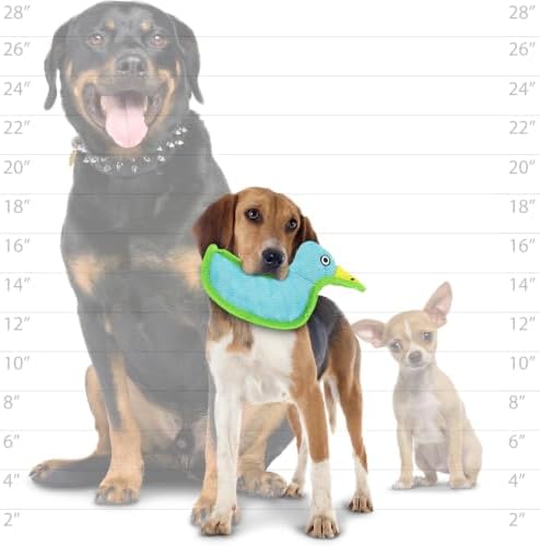 Tuffy® - DuraForce® 3 Pack Crab, Duck and Lizard Plush Dog Toys