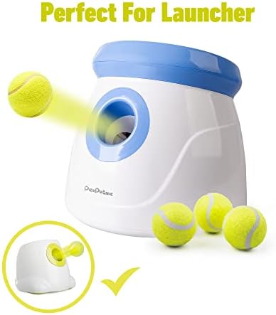 Pet Prime Dog Toy Tennis Ball 6 Pcak 2 Inch for Automatic Ball Lanucher Interactive Pet Balls for Exercise Training Play Fetch for Small to Meidum Breed